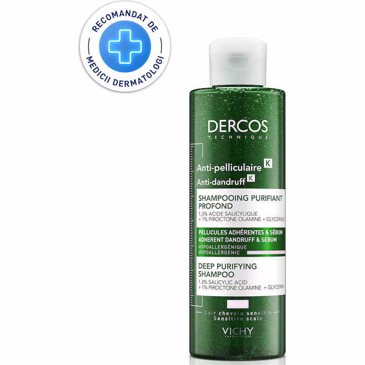 Sampon pentru par gras Vichy Dercos Anti-Dandruff K