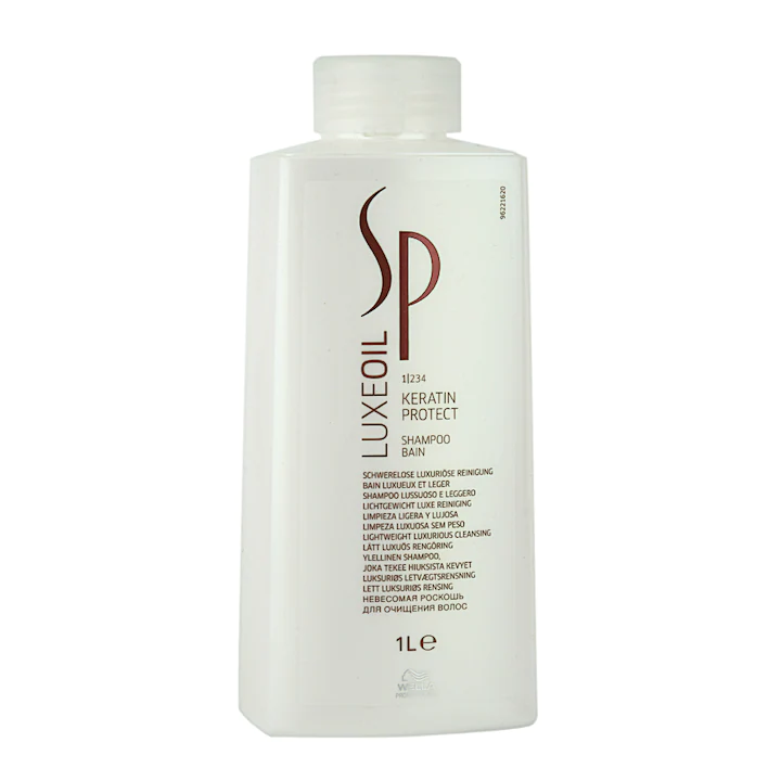 Sampon profesional pentru par deteriorat Wella Professionals SP LuxeOil Keratin Protect 